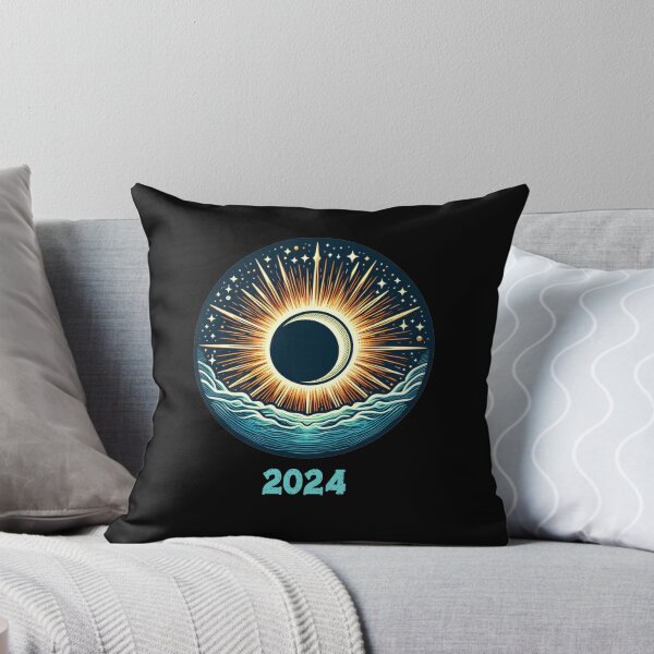 Item preview, Total Solar Eclipse 2024 Vintage Style Rough designed and sold by Lelijo.