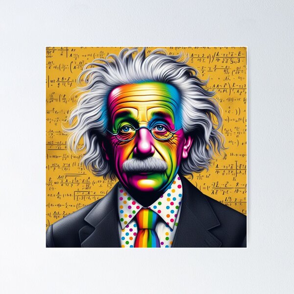 Item preview,  Albert Einstein designed and sold by sevenmountains.