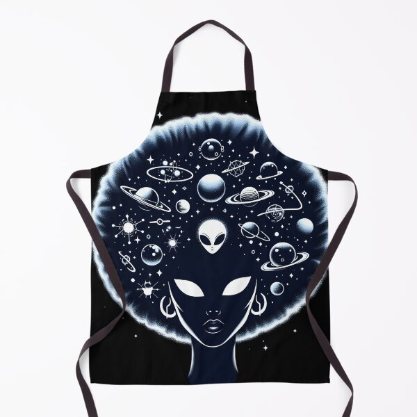 Item preview, Afrofuturism Afro Girl African Art designed and sold by KitonicTees.