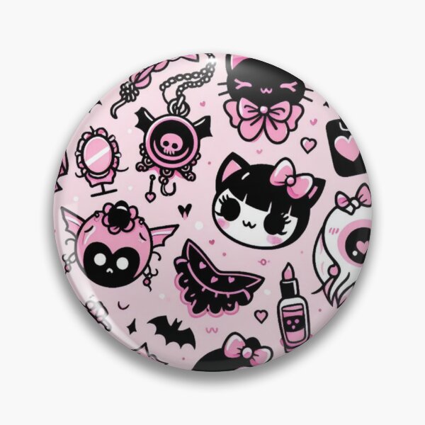 Item preview, Spooky emo pattern  designed and sold by SpookyCuties.