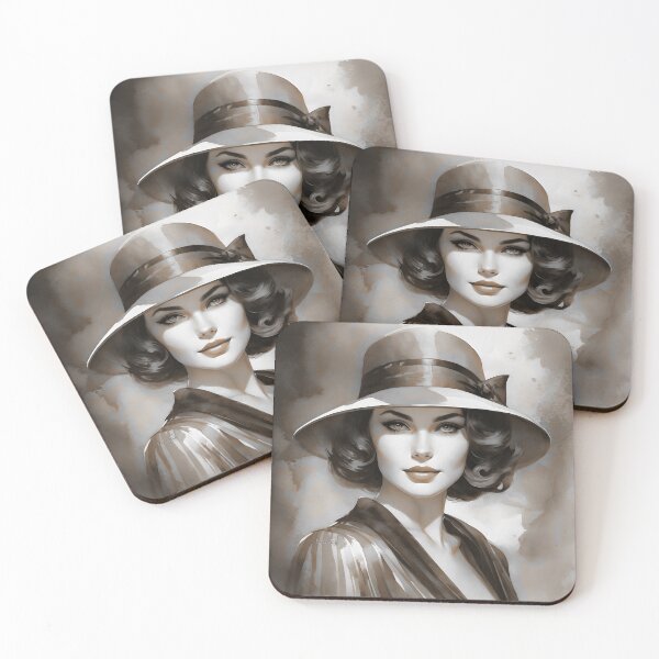 Item preview, 1930 Art Deco style woman 4 designed and sold by Cartsandrab.