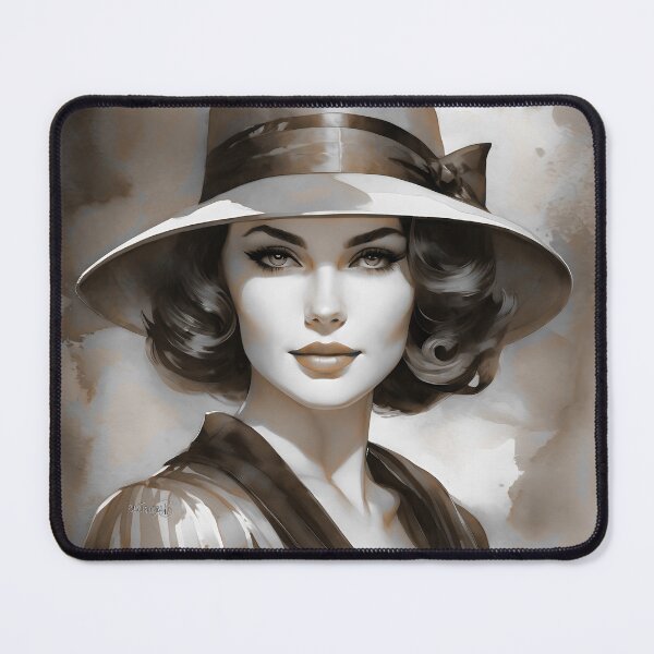Item preview, 1930 Art Deco style woman 4 designed and sold by Cartsandrab.