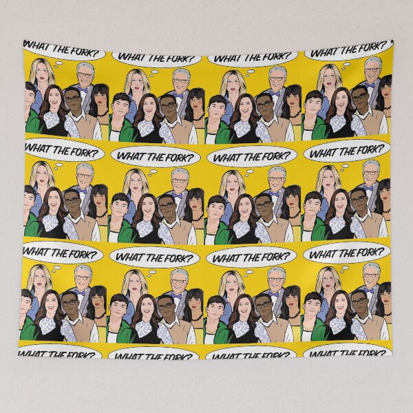 Item preview, The Good Place cast sticker designed and sold by Zummi.