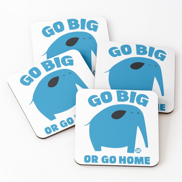 Item preview, GO BIG GO HOME ELEPHANT designed and sold by TODD GOLDMAN.