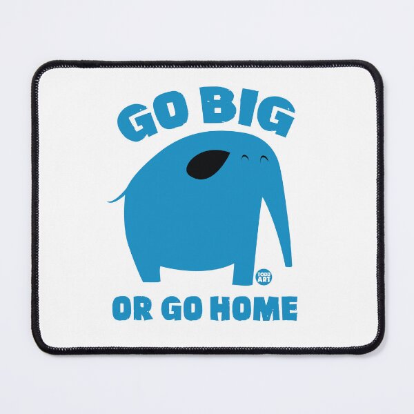 Item preview, GO BIG GO HOME ELEPHANT designed and sold by TODD GOLDMAN.