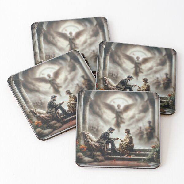 Item preview, The Consolation of Souls: A Divine Encounter Amidst Ruins designed and sold by LuxProCoolShirt.