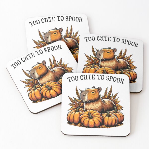 Item preview, Capybara And Pumpkins Too Cute To Spook designed and sold by CosyTeal.
