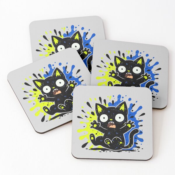 Item preview, Scared Cartoon Cat designed and sold by cooldesigns2022.