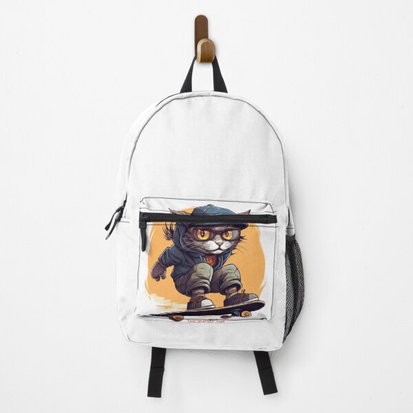 Item preview, cat playing skateboard designed and sold by Thong-D.