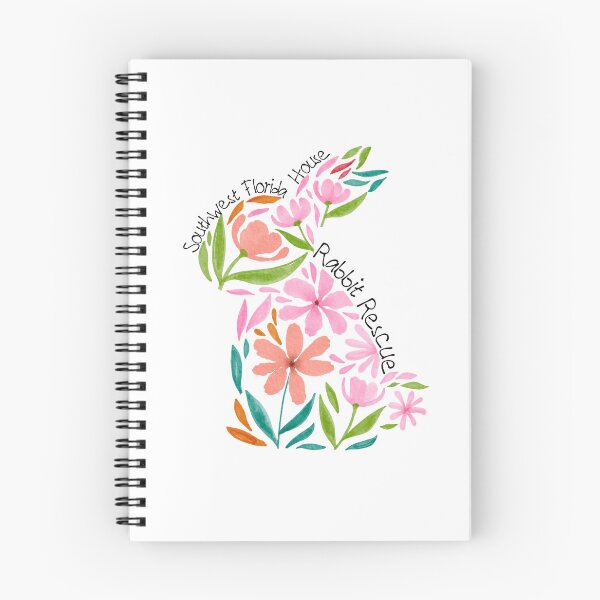Item preview, Bunny Rabbit Watercolor Flowers designed and sold by swflrabbits.