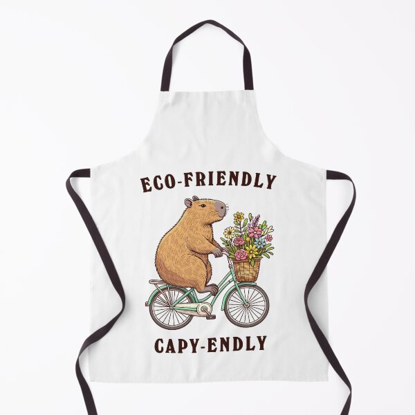 Item preview, Capybara On A Bicycle Eco Friendly designed and sold by CosyTeal.