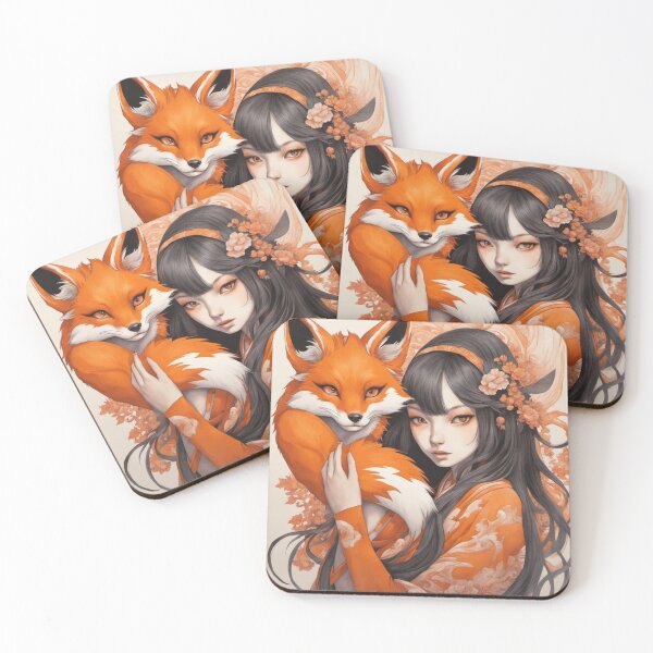 Item preview, Orange Kitsune designed and sold by DreamOfMorpheus.