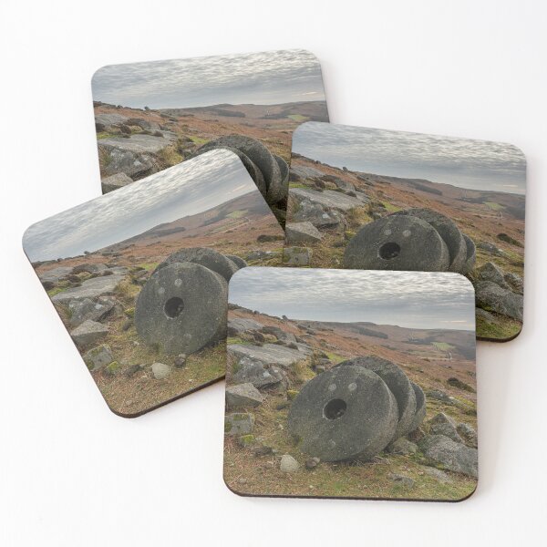 Item preview, Stanage Edge Derbyshire Peak District bleak winter landscape. designed and sold by RobThorley.