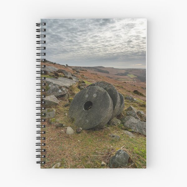 Item preview, Stanage Edge Derbyshire Peak District bleak winter landscape. designed and sold by RobThorley.