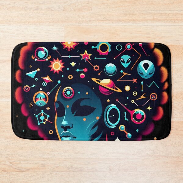 Item preview, Afrofuturism Afro Girl African Art designed and sold by KitonicTees.