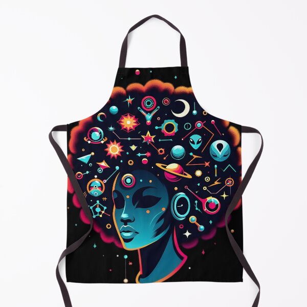 Item preview, Afrofuturism Afro Girl African Art designed and sold by KitonicTees.