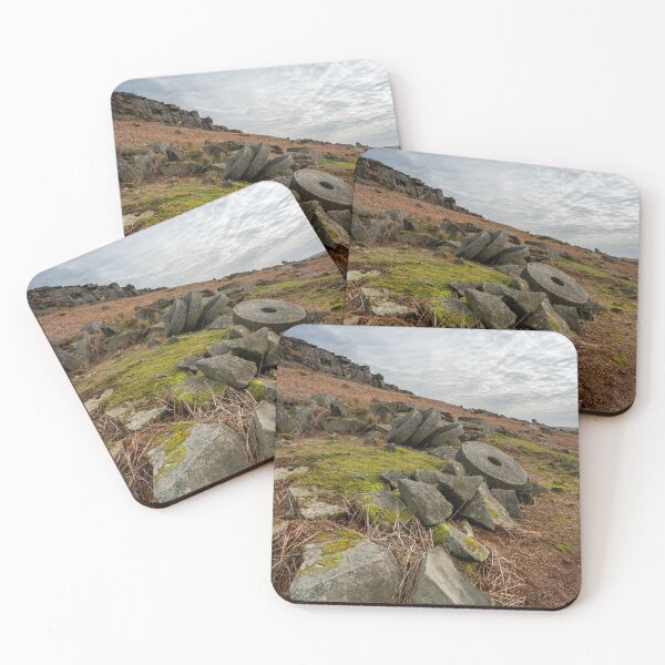 Item preview, Stanage Edge Derbyshire Peak District bleak winter landscape. designed and sold by RobThorley.