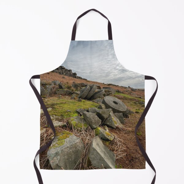 Item preview, Stanage Edge Derbyshire Peak District bleak winter landscape. designed and sold by RobThorley.