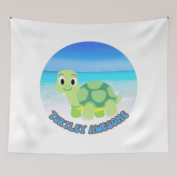 Item preview, Turtley Awesome - Kawaii Turtle, Cute Turtle Design designed and sold by TGAL2.