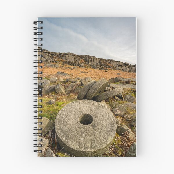 Item preview, Stanage Edge Derbyshire Peak District bleak winter landscape. designed and sold by RobThorley.