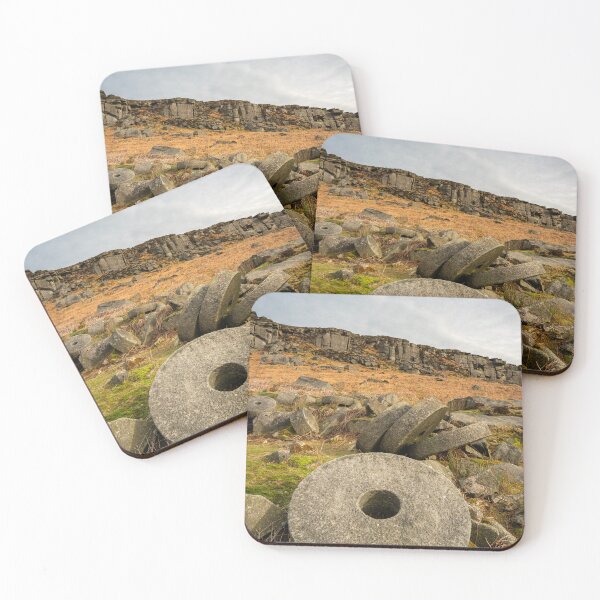 Item preview, Stanage Edge Derbyshire Peak District bleak winter landscape. designed and sold by RobThorley.