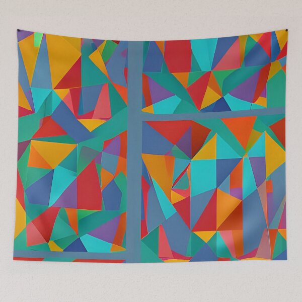 Item preview, Geometric abstract artpiece, reality designed and sold by Coolparrotgirl.