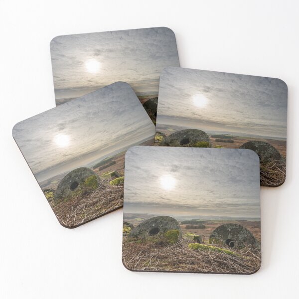 Item preview, Stanage Edge Derbyshire Peak District bleak winter landscape. designed and sold by RobThorley.