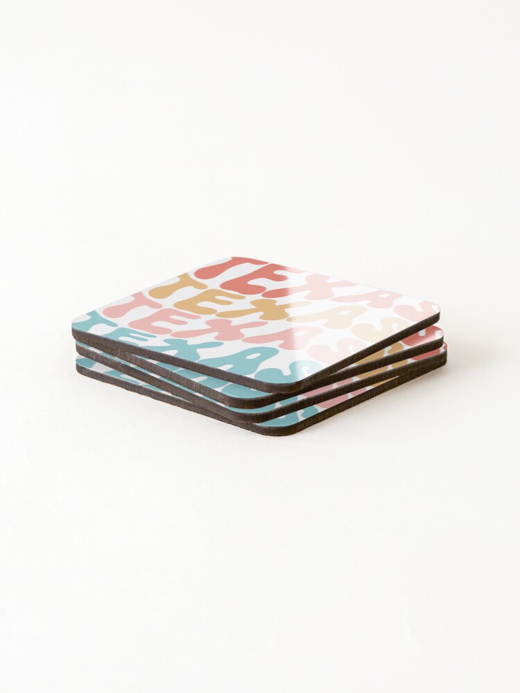 Thumbnail 4 of 5, Coasters (Set of 4), Texas designed and sold by InfiniteSticker.