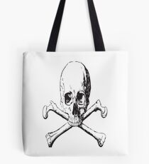 SKULL AND CROSSBONES Pop Art Tote Bag