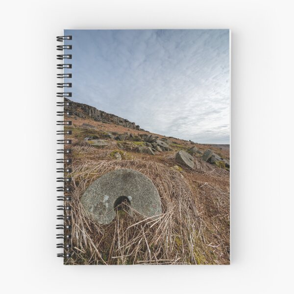 Item preview, Stanage Edge Derbyshire Peak District bleak winter landscape. designed and sold by RobThorley.