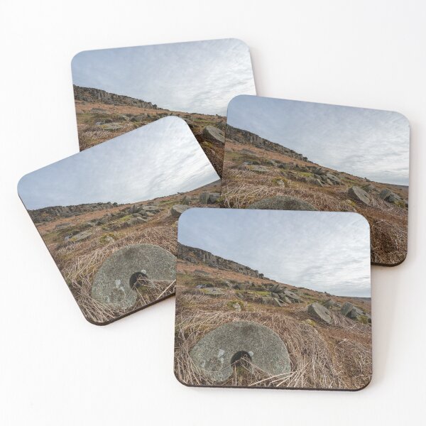 Item preview, Stanage Edge Derbyshire Peak District bleak winter landscape. designed and sold by RobThorley.
