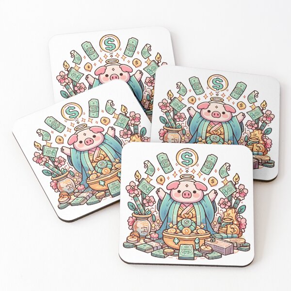 Item preview, Rich Wealthy Pig Illustration designed and sold by DianaSadGirl.