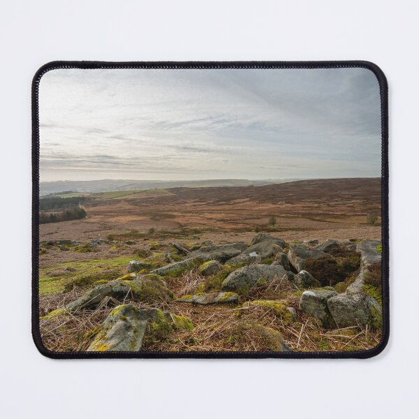 Item preview, Stanage Edge Derbyshire Peak District bleak winter landscape. designed and sold by RobThorley.