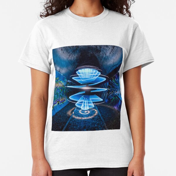 Train Tunnel Spiral Classic T-Shirt
