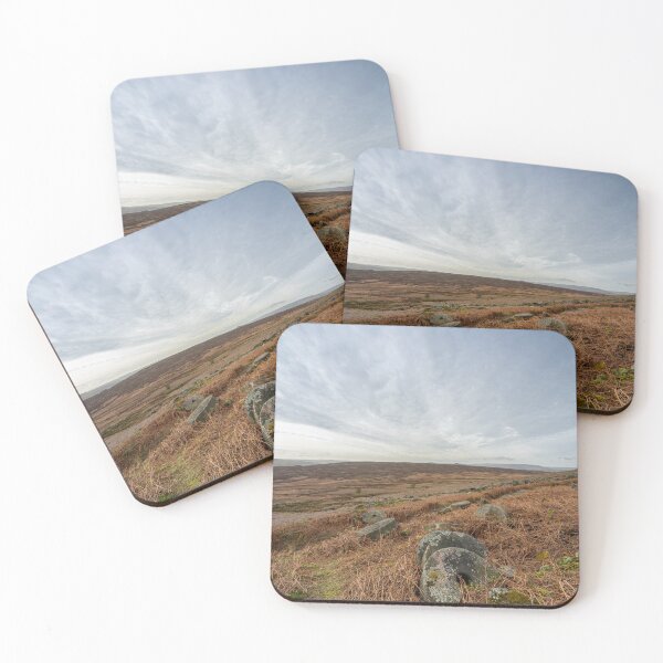 Item preview, Stanage Edge Derbyshire Peak District bleak winter landscape. designed and sold by RobThorley.