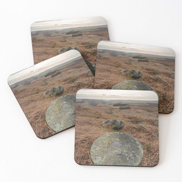 Item preview, Stanage Edge Derbyshire Peak District bleak winter landscape. designed and sold by RobThorley.