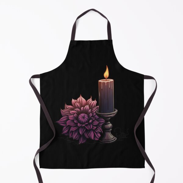 Item preview, Black Dahlia and Candle designed and sold by ctrlaltchic.