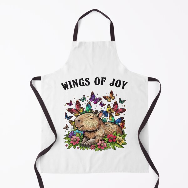 Item preview, Capybara Surrounded By Butterflies Wings Of Joy designed and sold by CosyTeal.
