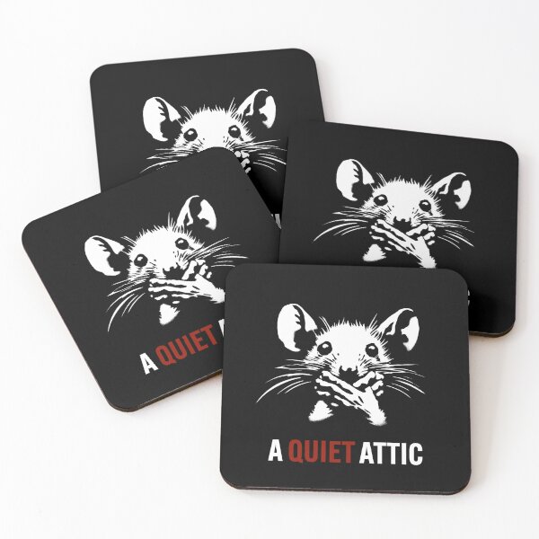 Item preview, A Quiet Attic - A Mouse Horror Movie Parody Poster designed and sold by ShobulousStudio.