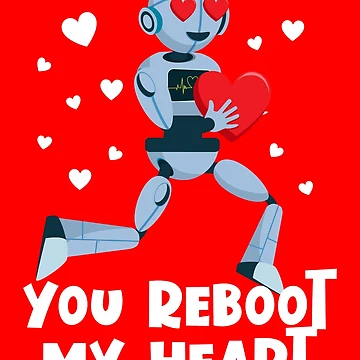 Imagen de la obra You Reboot My Heart Robot Valentine Engineer Robotics Gear de DynamicDesign