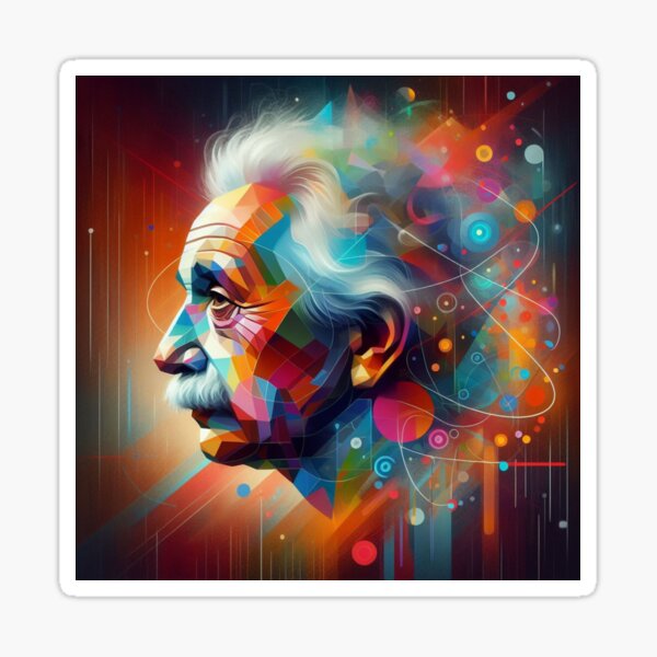 Item preview,  Albert Einstein designed and sold by sevenmountains.