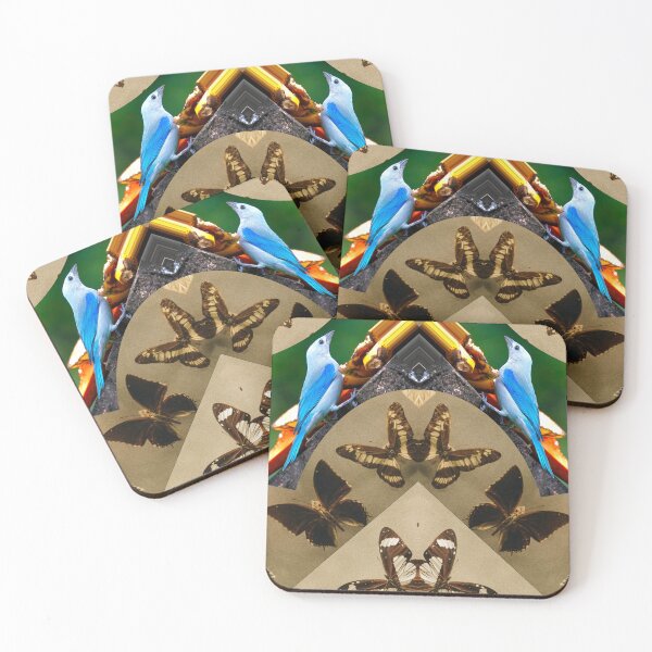 Item preview,  **ABSTRACT BLUE BIRDS AND BUTTERFLIES, SING SPRING!** designed and sold by Ralek.