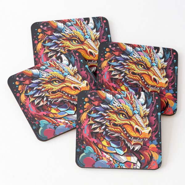 Item preview, Dragon watercolor full. designed and sold by PentagonDesign.
