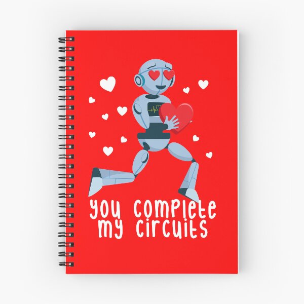 Item preview, You Complete My Circuits Robot Valentine Engineer Robotics Gear designed and sold by DynamicDesign.