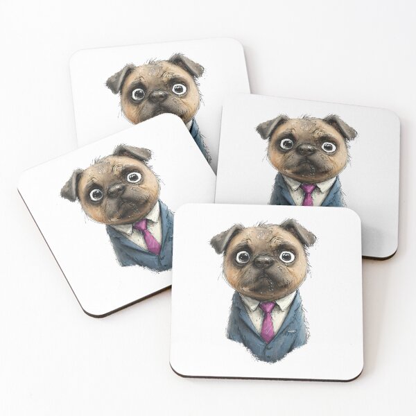 Item preview, Pug Power Dressing: The Art of Canine Corporate Fashion designed and sold by twisted-dot.