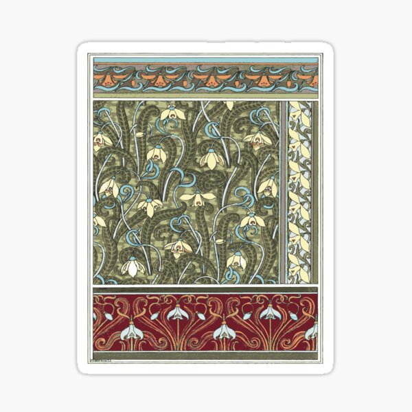 SNOWDROPS Pop Art Sticker