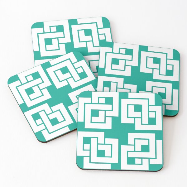 Item preview, Geometry art with greenish background  designed and sold by theparkfact0.