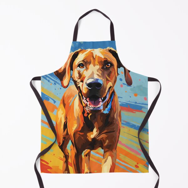 Item preview, Rhodesian ridgeback dog portraits drawing. animal colorful. Animal throw pillow.  designed and sold by formform.