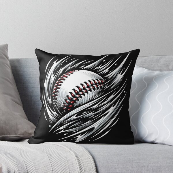 Item preview, High-Speed Heater: Dynamic Baseball Swirl Tee designed and sold by MAPDDesigns.