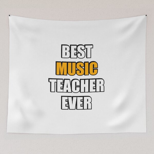 Item preview, Best music teacher ever - music educator designed and sold by Inspirationmotivation.